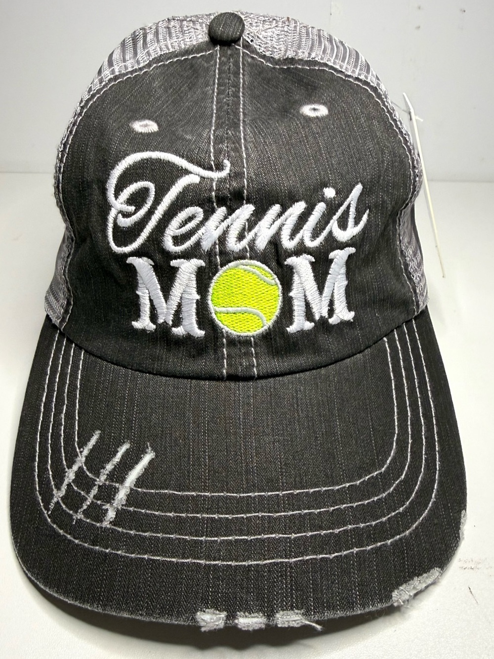 NWT Katydid Black and Gray Women’s Trucker Hat TENNIS MOM